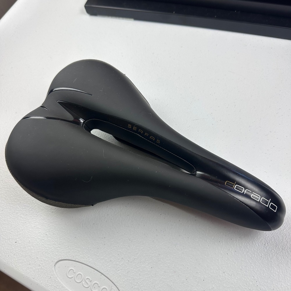 Serfas Dorado Bike Saddle Black Comfort Pressure Relief Outdoor Seat